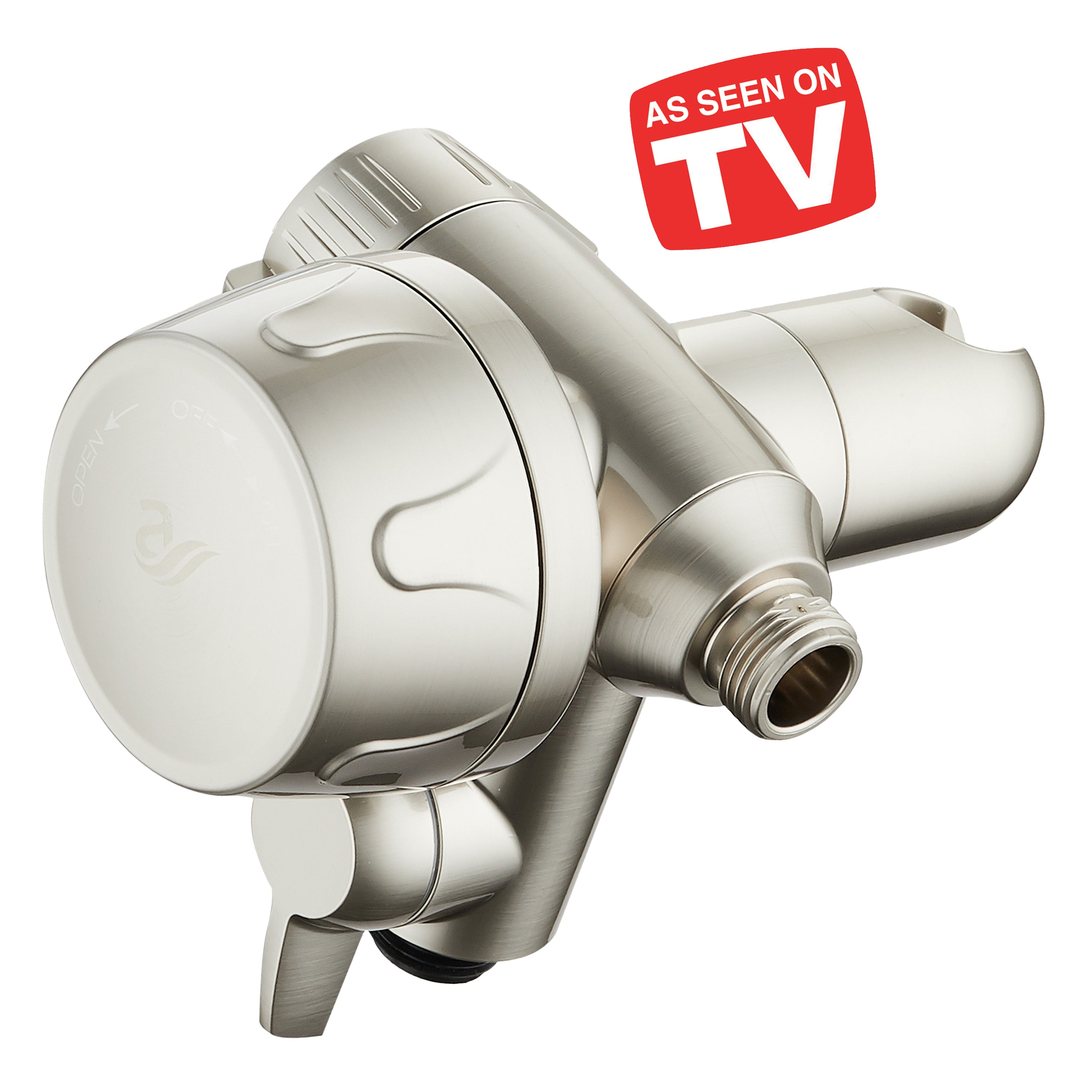 Integrated Shower Filter for Combos with Water Diverter & Antimicrobial KDF Cartridge