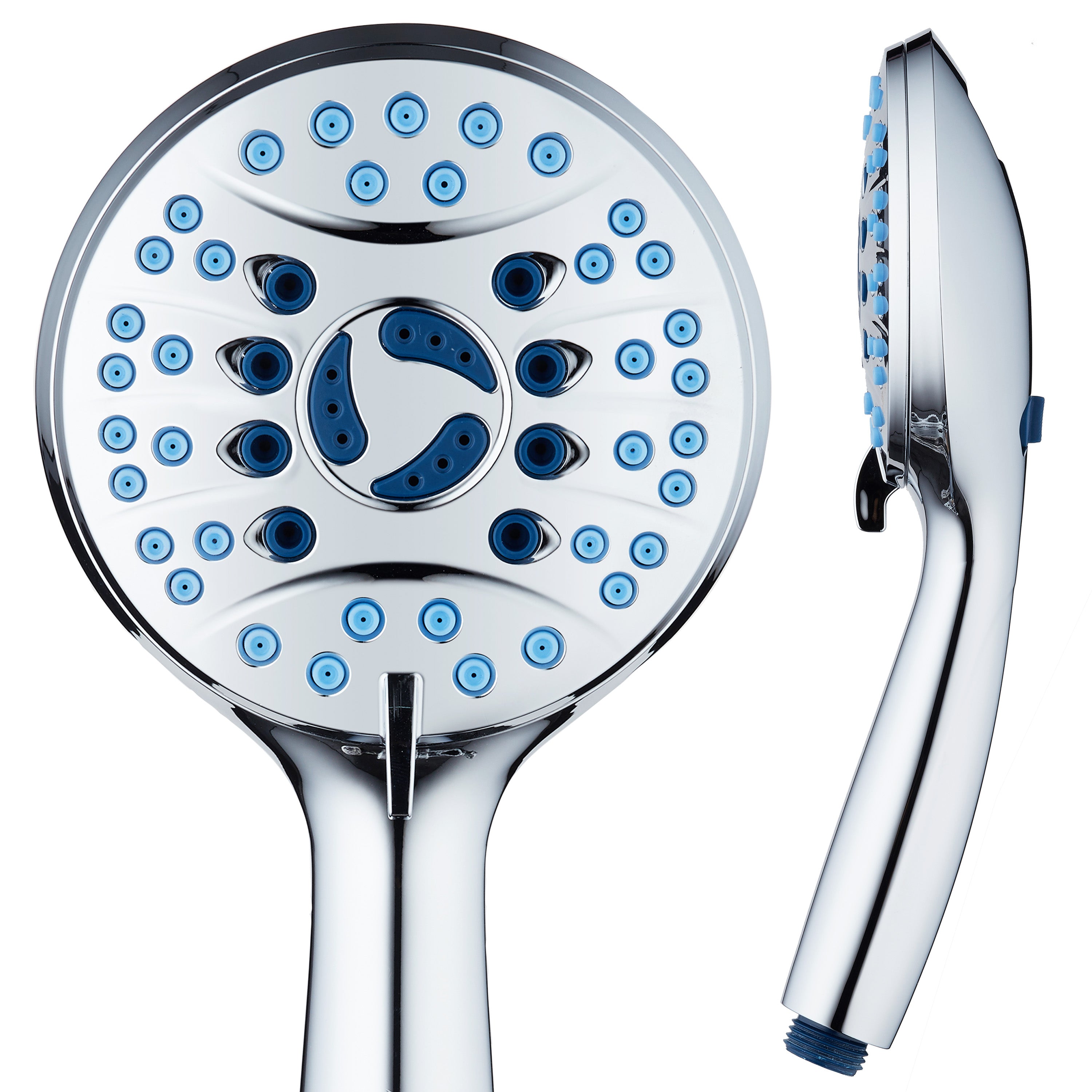 High-pressure 8-setting Hand Shower with Patented 2-mode Power Wash & Bonus Wall Bracket