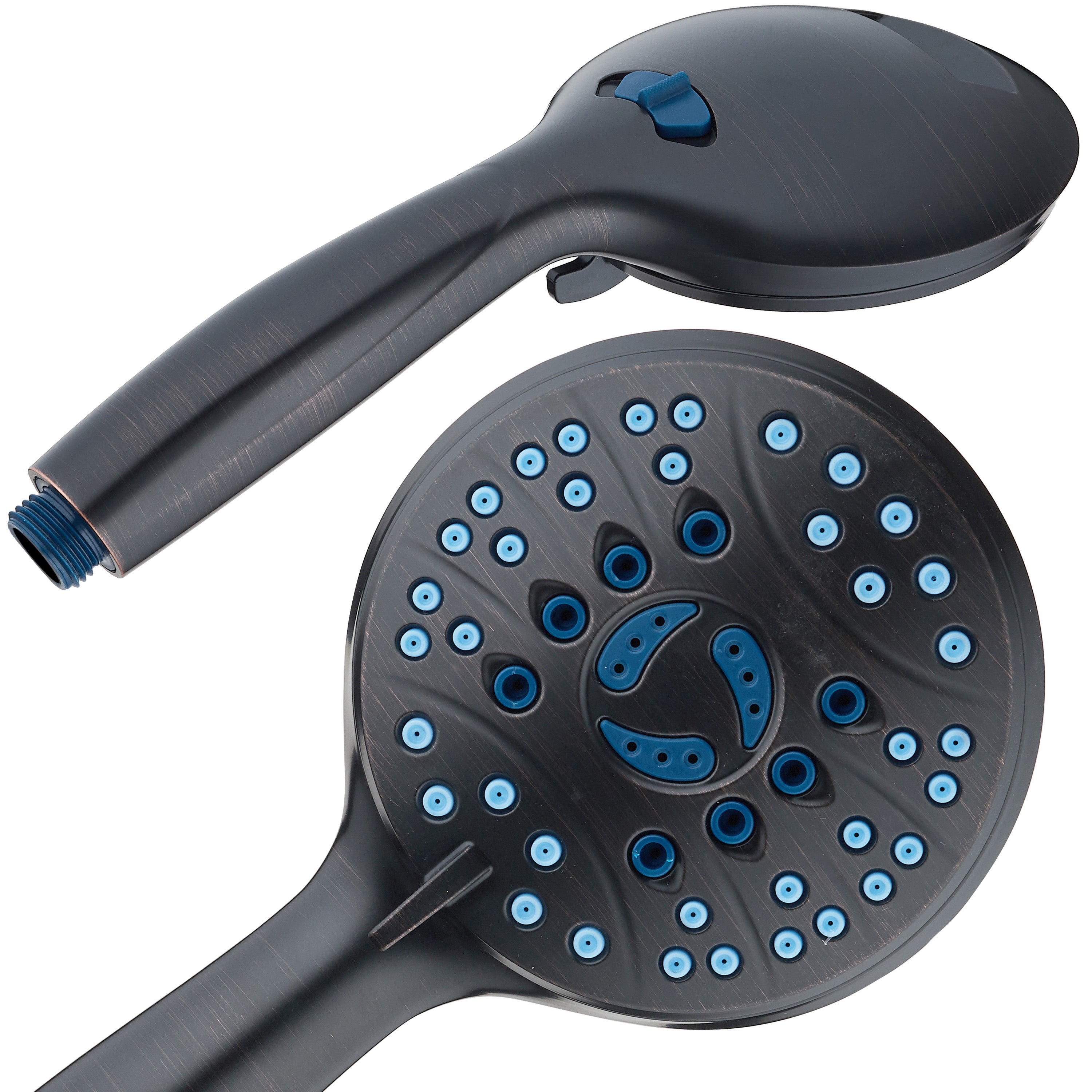 High-pressure 8-setting Hand Shower with Patented 2-mode Power Wash & Bonus Wall Bracket