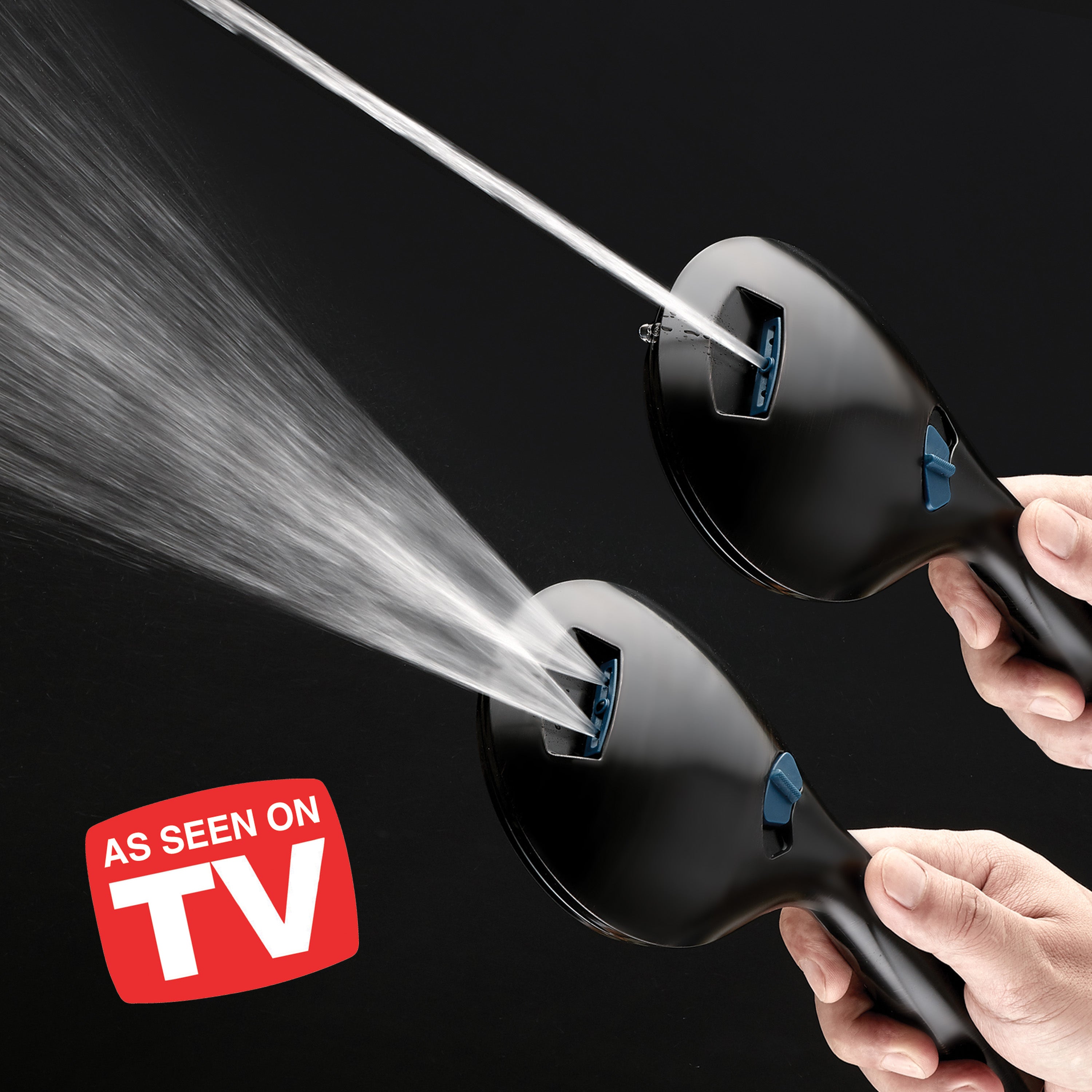 High-pressure 50-setting 3-way Rain Shower Combo with Patented 2-mode Power Wash & Bonus Wall Bracket