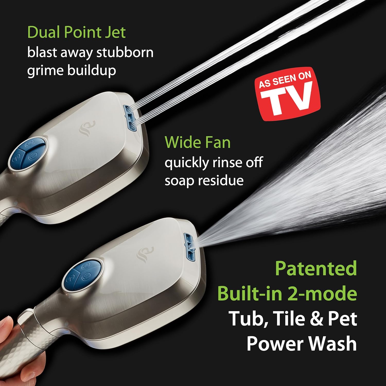 4X All-in-One 82-setting 4-way Twin Combo with Shower Filter & 2-mode Power Wash