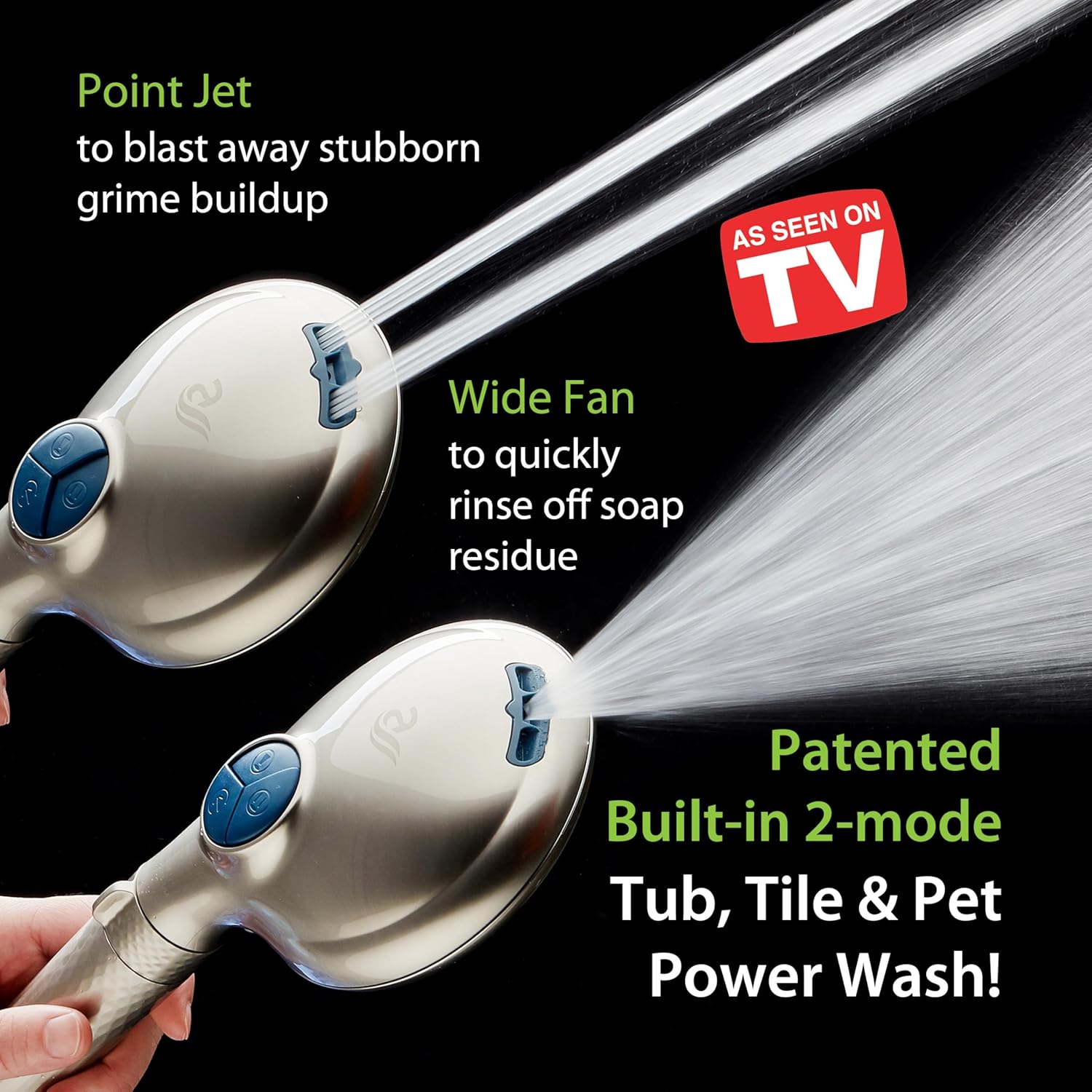4X All-in-One 82-setting 4-way Twin Combo with Shower Filter & 2-mode Power Wash