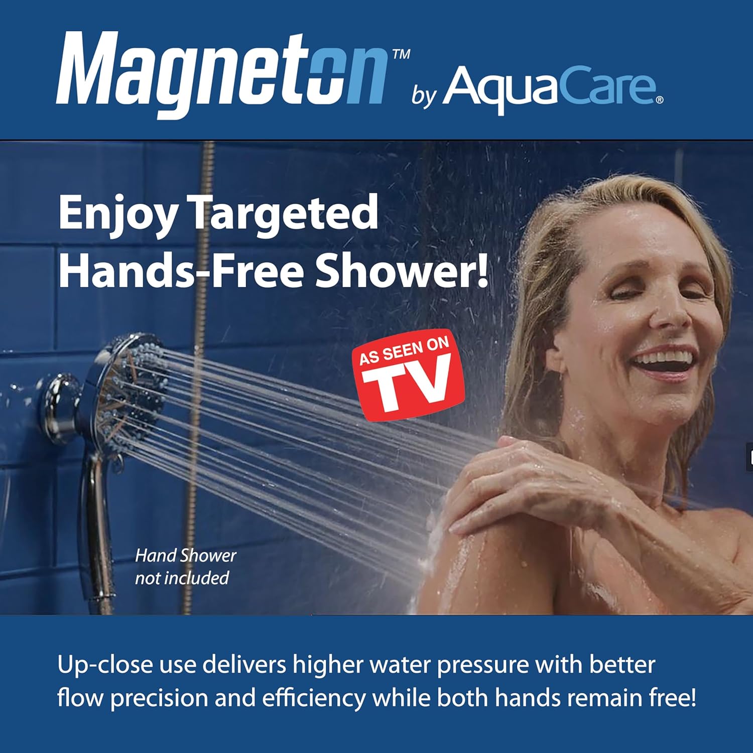 Instant Mount Go-Anywhere Magnetic Docking Wall Bracket for Magneton® Hand Showers & Combos