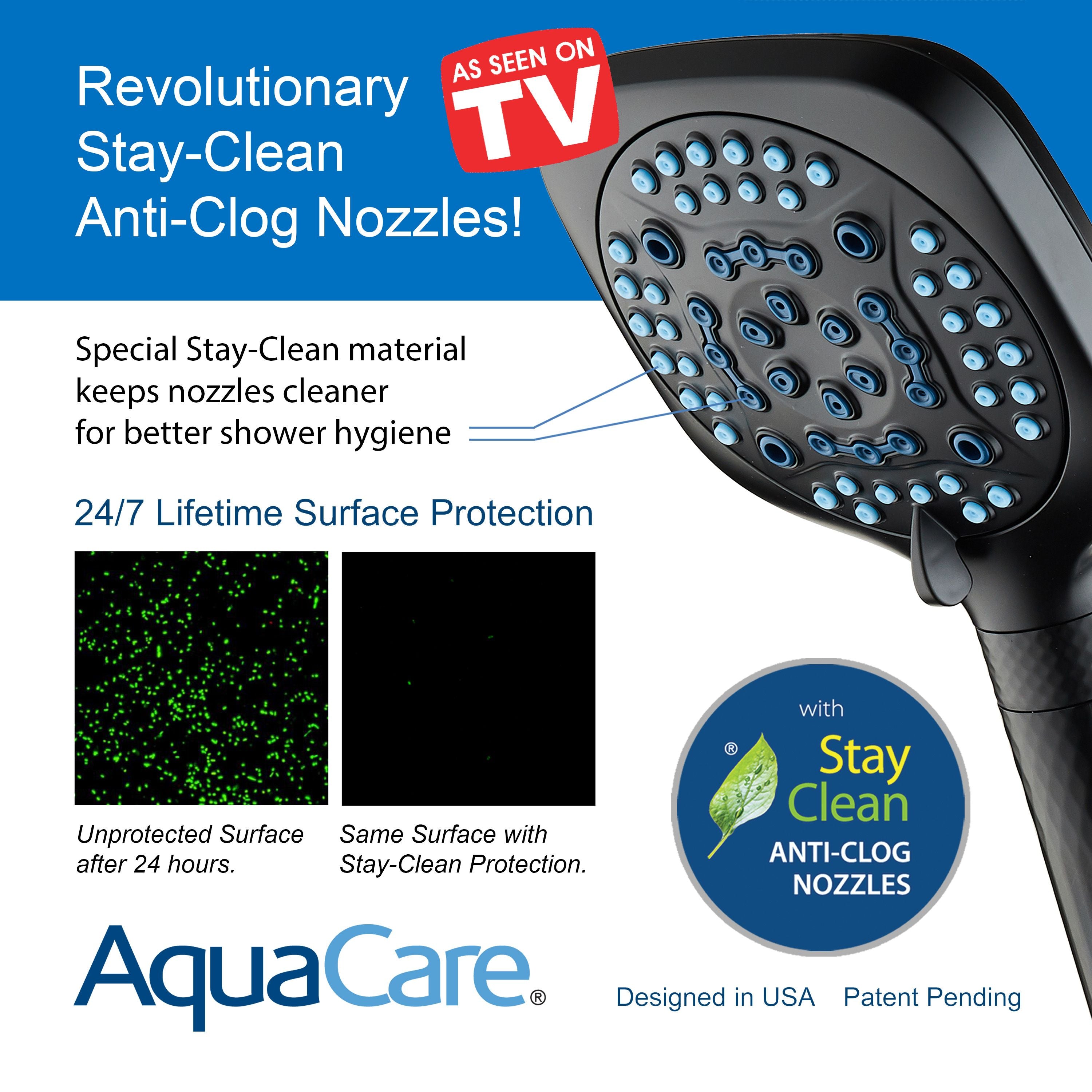 4X Series All-in-One 10-setting Hand Shower with Shower Filter, 2-mode Power Wash & Water Pressure Control