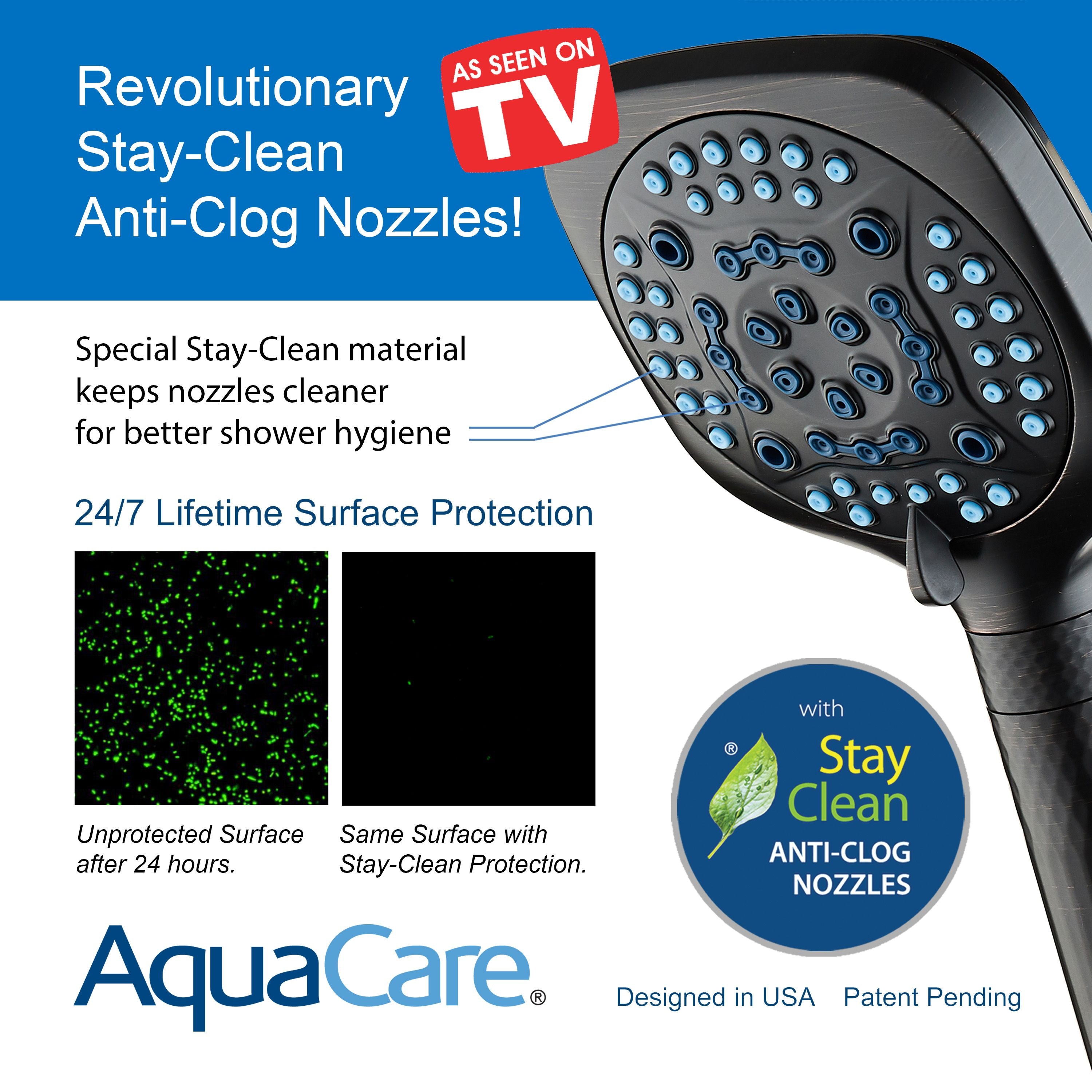 4X Series All-in-One 10-setting Hand Shower with Shower Filter, 2-mode Power Wash & Water Pressure Control