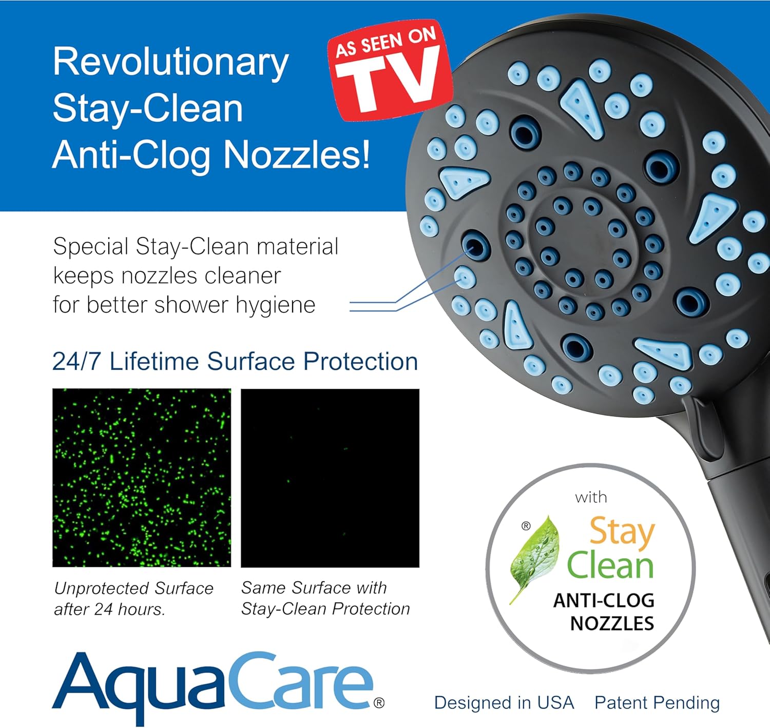 3.0 All-in-One 82-setting 4-way Rain Combo with Shower Filter & 2-mode Power Wash