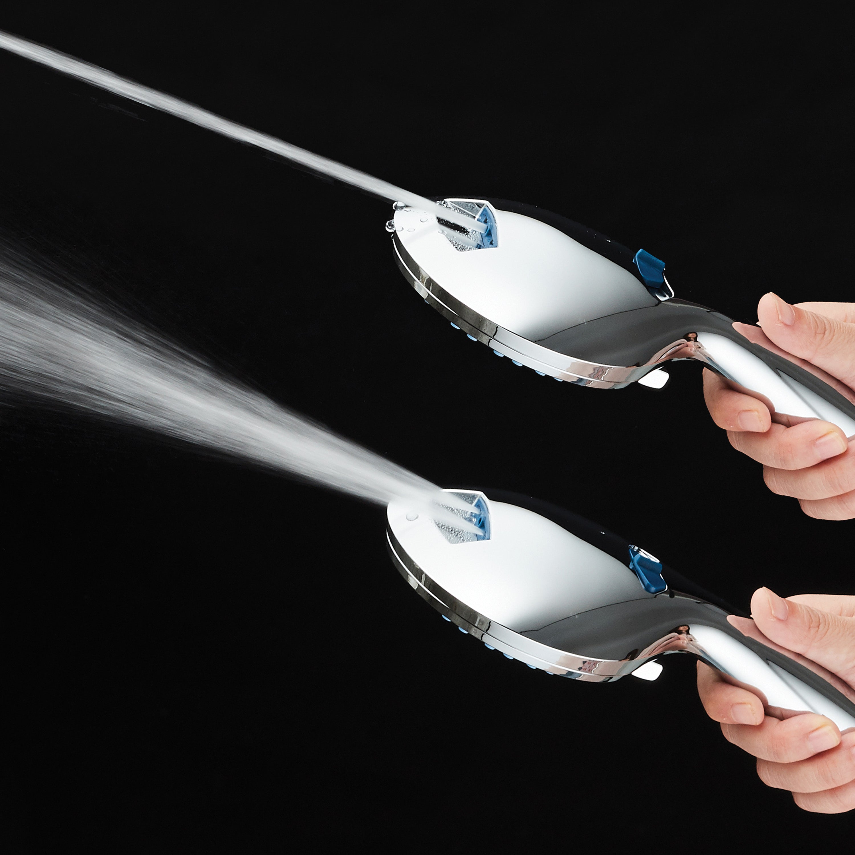 High-pressure 8-setting Hand Shower with Patented 2-mode Power Wash & Bonus Wall Bracket