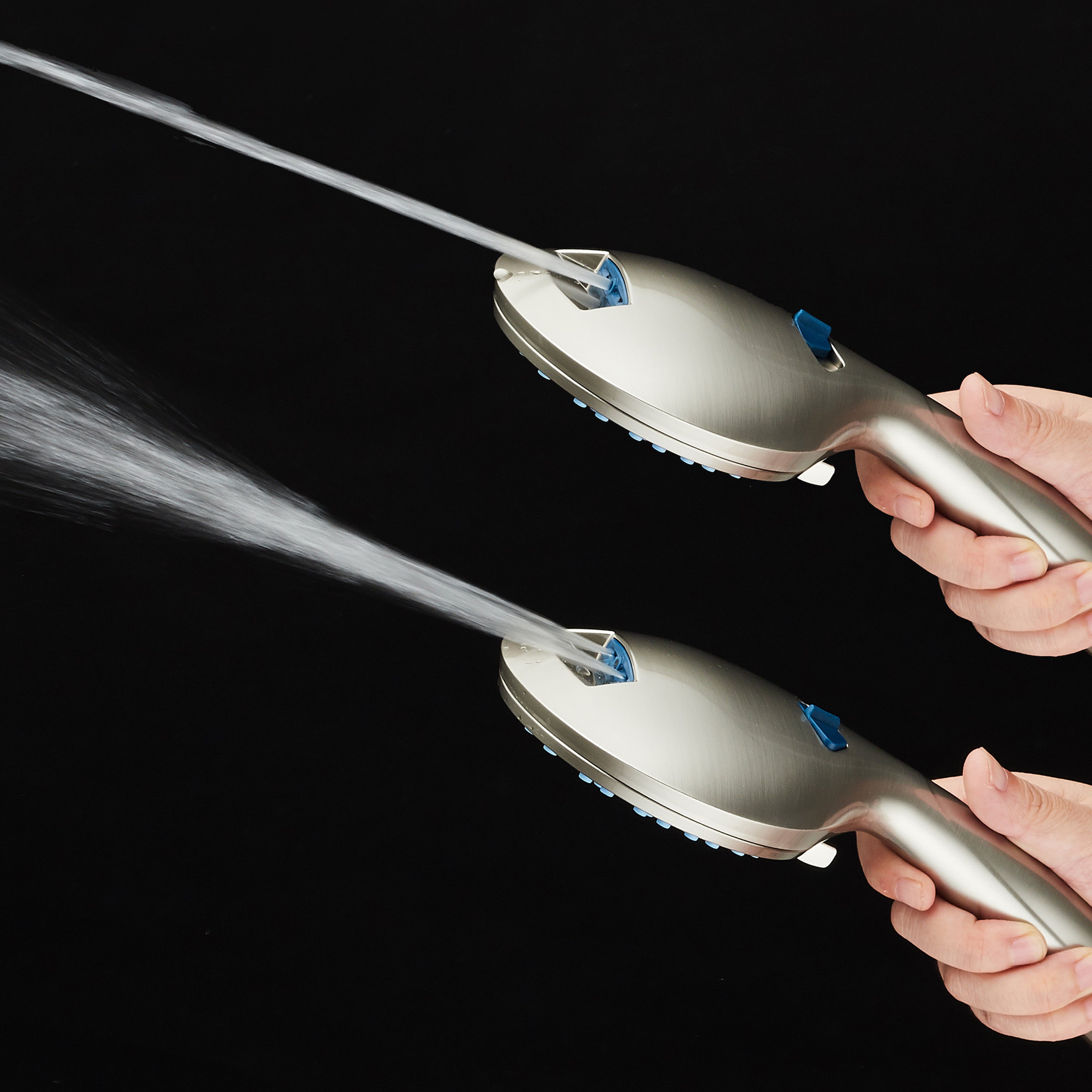 High-pressure 8-setting Hand Shower with Patented 2-mode Power Wash & Bonus Wall Bracket